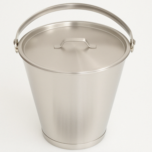 Coperchio in acciaio inox per secchio da 15 litri