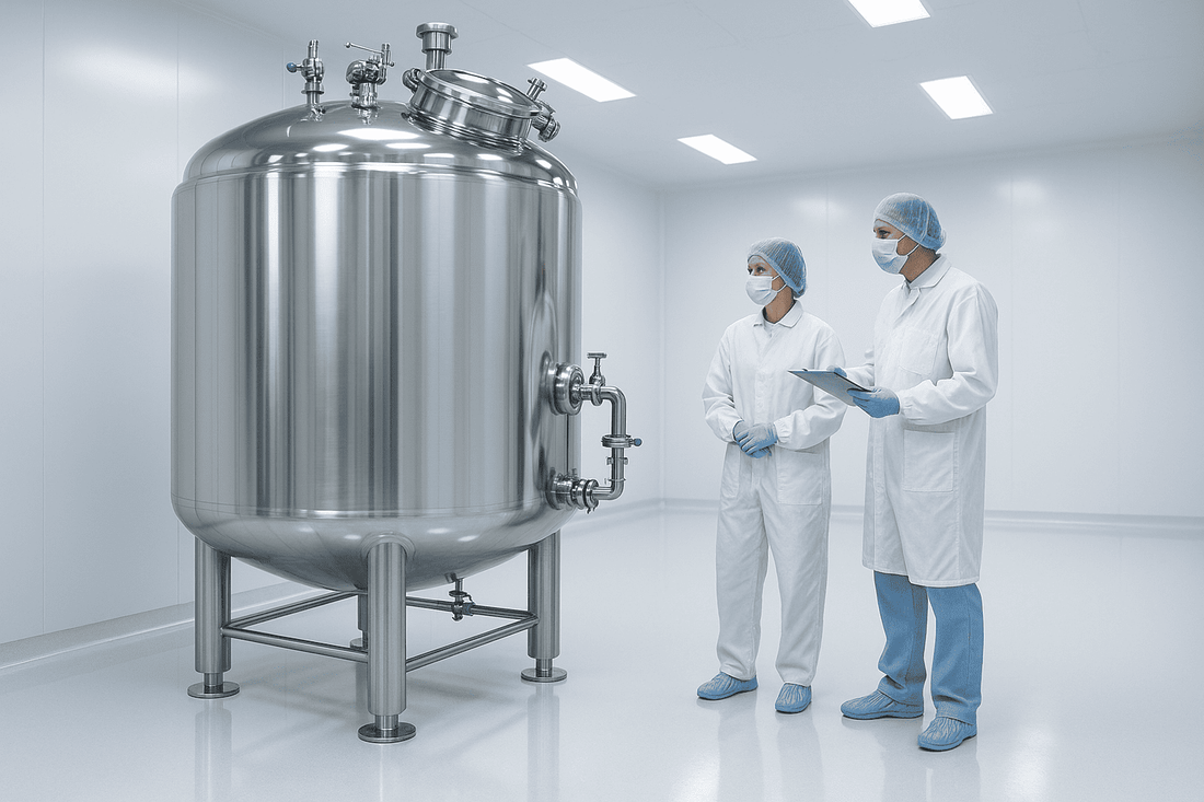 Serbatoi per l’industria farmaceutica: requisiti GMP