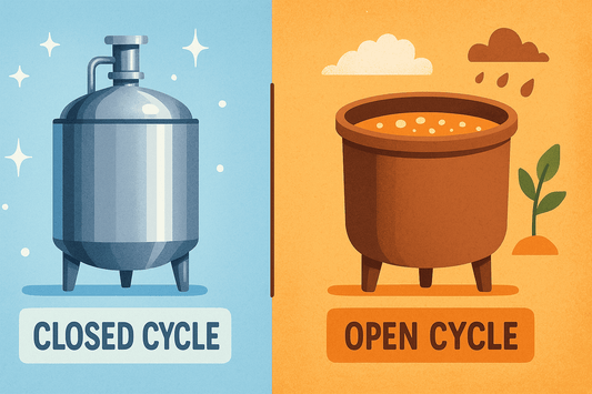 Cicli chiusi vs cicli aperti: cosa cambia nei bioprocessi?