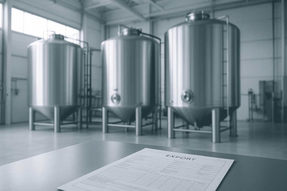 Serbatoi inox e certificazioni per l’export