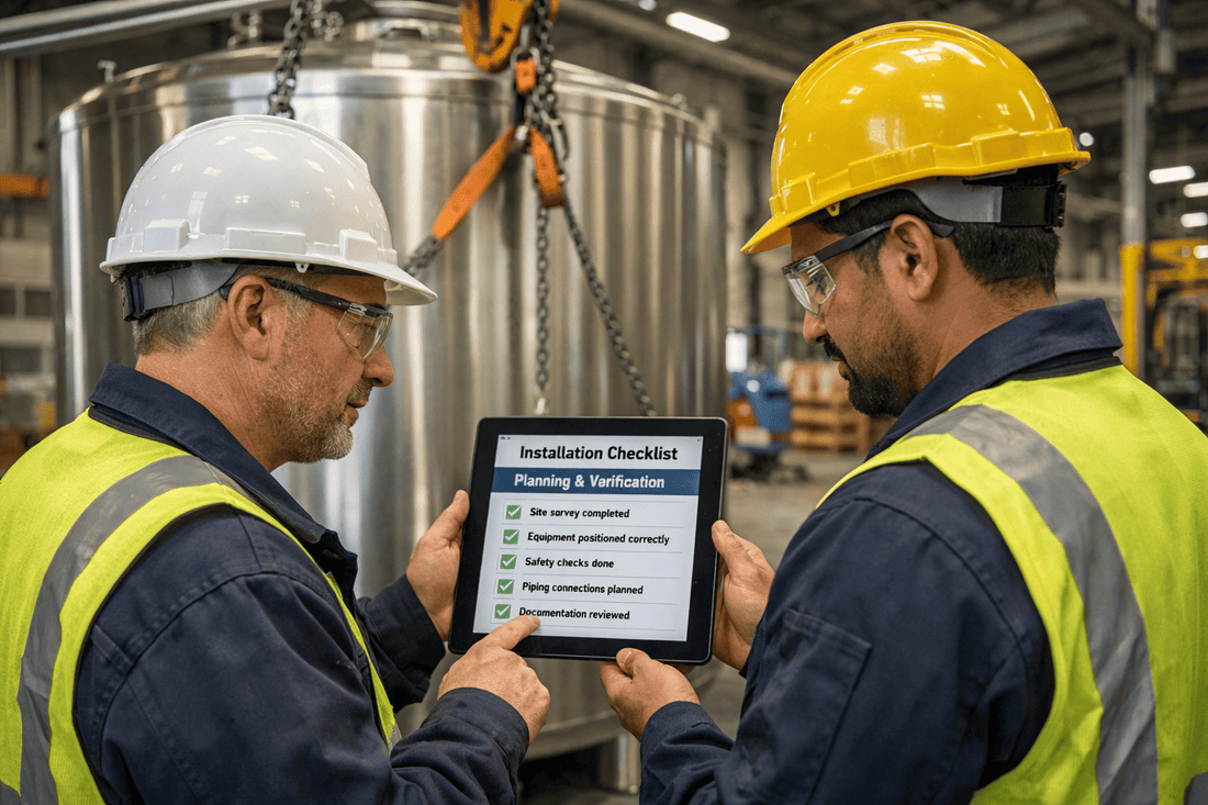Installazione: cosa fare prima di riempire