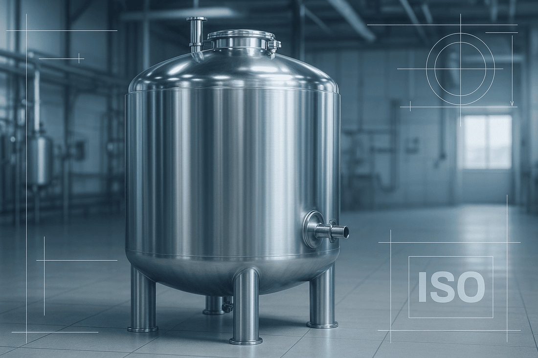 Norme ISO più importanti per i serbatoi inox