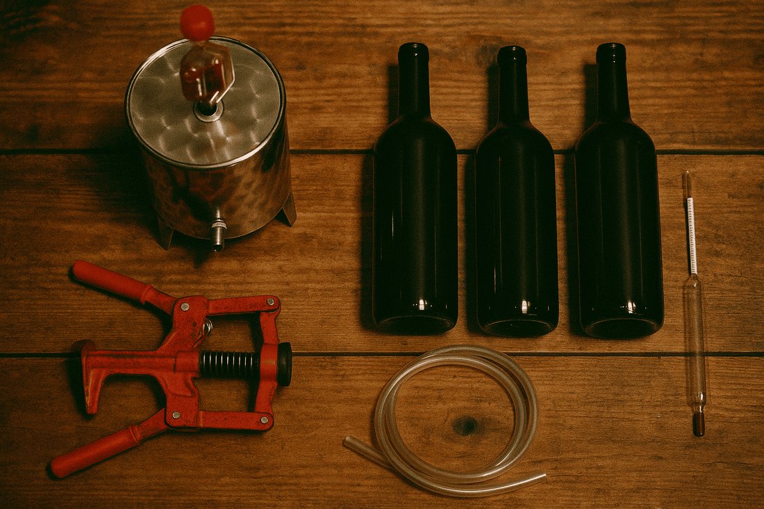 Quali accessori servono a un hobbista che inizia a vinificare?