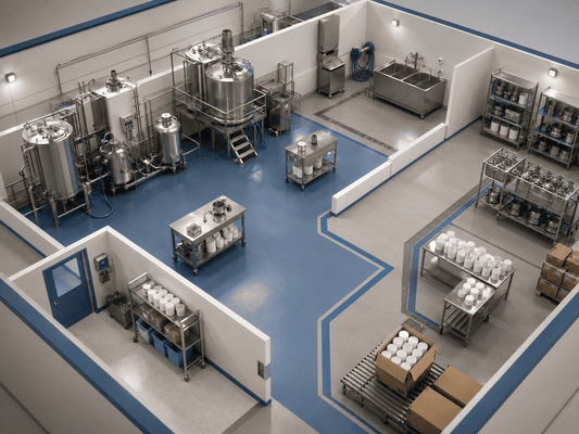 Come organizzare una piccola area di produzione senza trasformarla in un labirinto