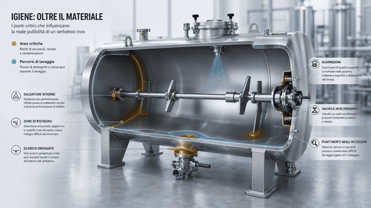 Serbatoi inox e igiene: oltre il materiale